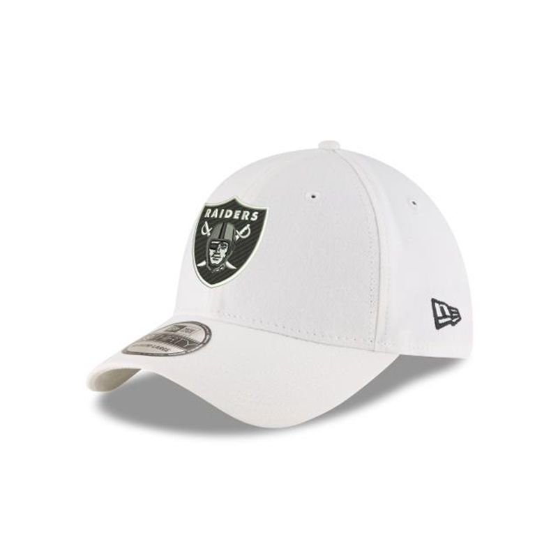 NFL Las Vegas Raiders Team Classic 39Thirty Stretch Fit (OFT5592) - White New Era Caps